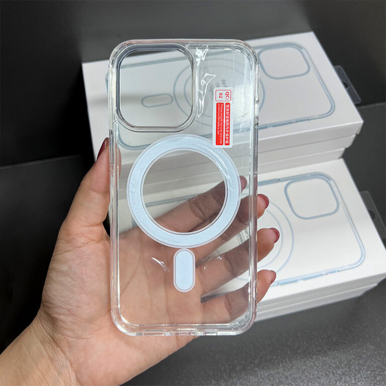Transparent Acrylic Magsafe Case IP 17 PRO Clear