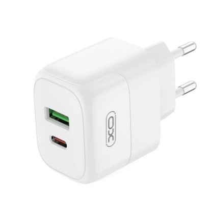 XO L137 (EU) PD20W/QC18W (1USB-A+1USB-C) Fast Charger