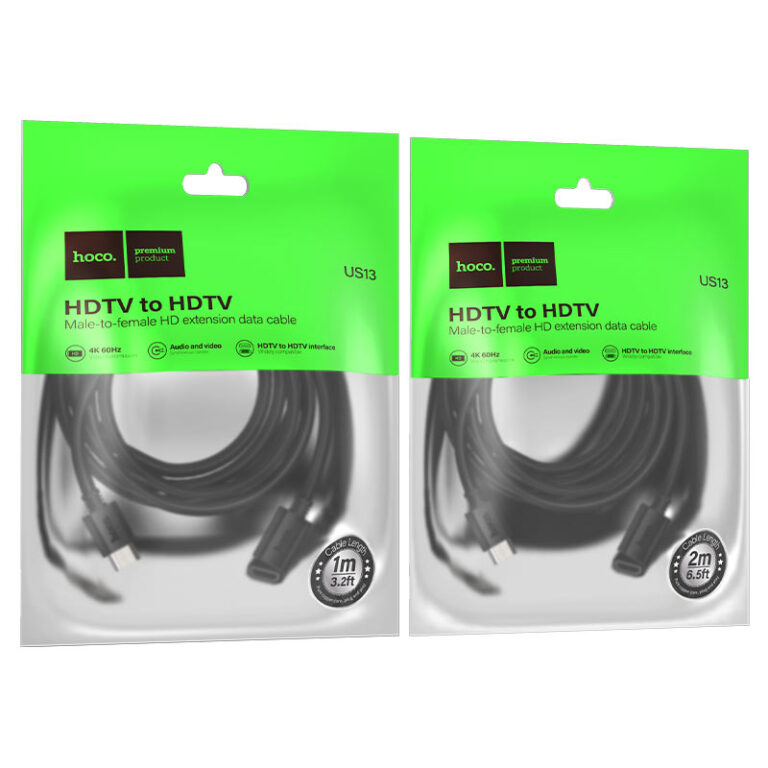 Hoco US13 HDTV male to HDTV female HD extension data cable (1M)