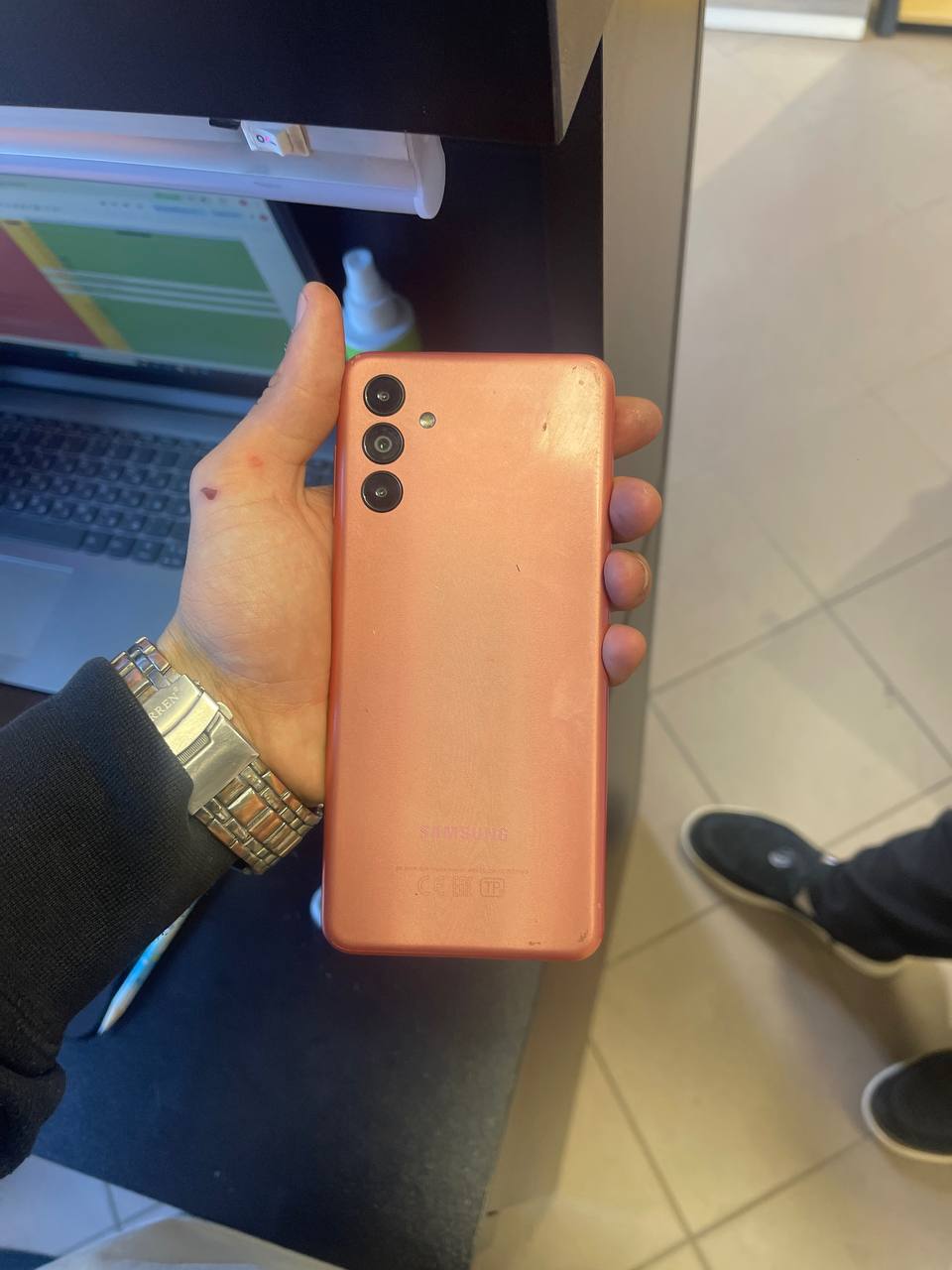 Samsung A04 Pink (Разбит экран)