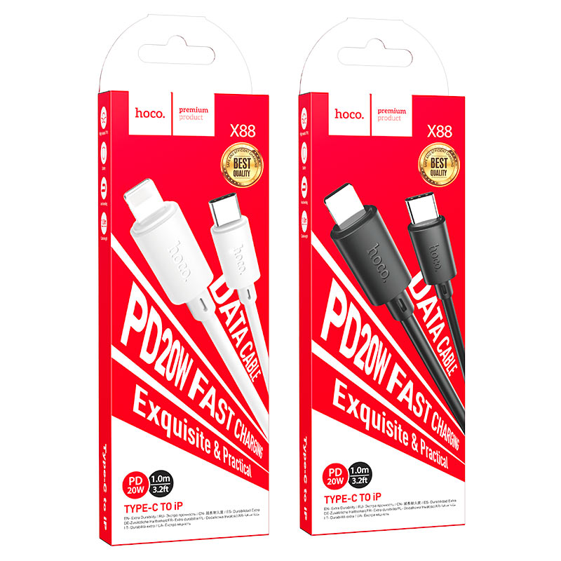 Hoco X88 cable Type-C to iPhone PD 20W